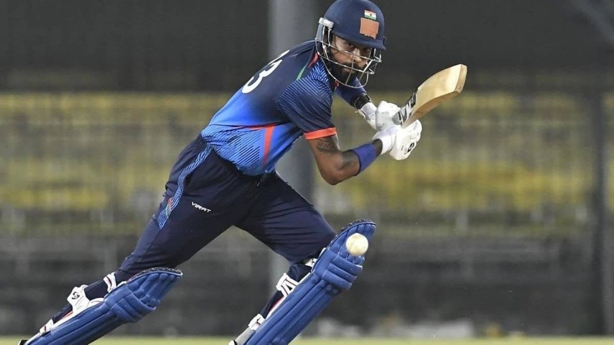 34 runs in one over, a century in 68 balls: Hardik Pandya created a storm in the Vijay Hazare Trophy, but still ended up on the losing side.